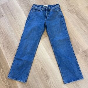 Abercrombie Women’s Blue Baggy Jeans